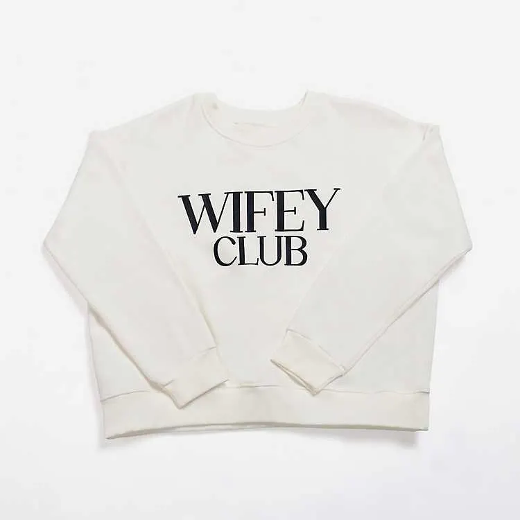 Wifey Club Small Sweatshirt