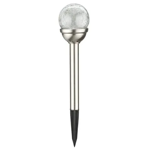 Outdoor Living Accents Solar Crackle LED Garden Stake, 15"