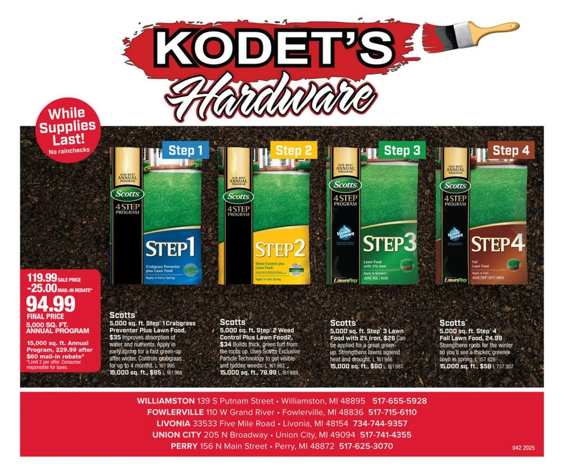 Weekly ad True Value Weekly Ad from April 22 to April 28 2025 - Page 1