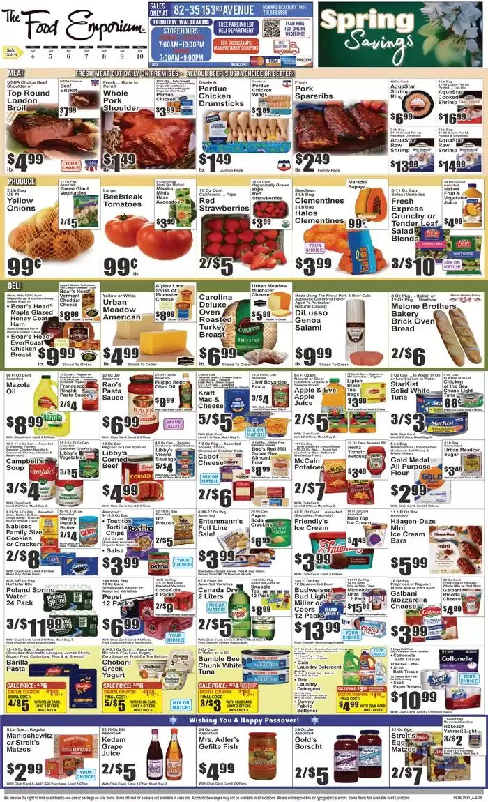 Weekly ad Save now with our deals from April 4 to April 10 2025 - Page 1