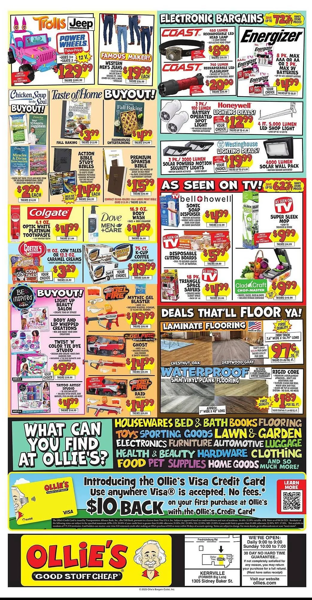 Weekly promotion Ollie's weekly ad spanning from October 8 to October 15 2025 - Page 2 for Catalogue 365