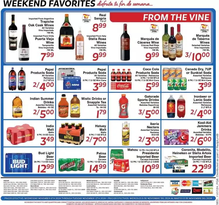 Weekly ad Sedano's weekly ad from November 6 to November 12 2024 - Page 8