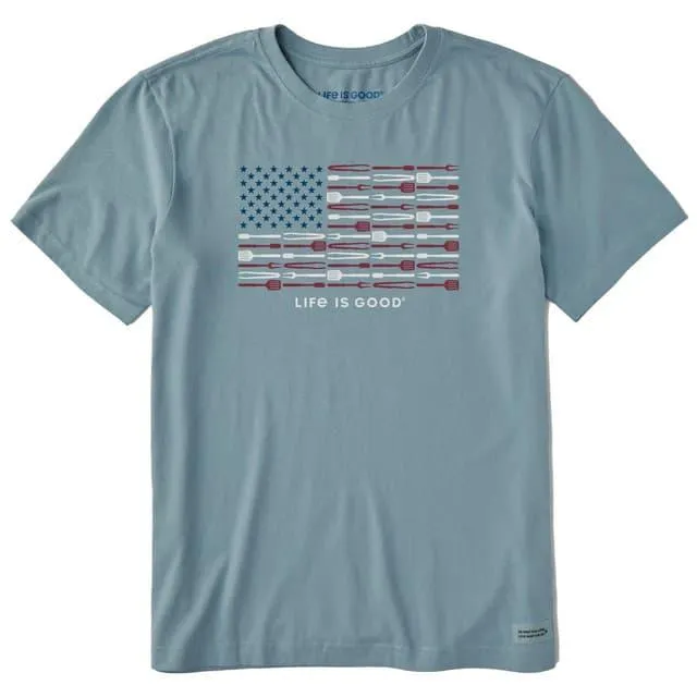 Life Is Good Mens Americana Clean Grill Graphic Tee