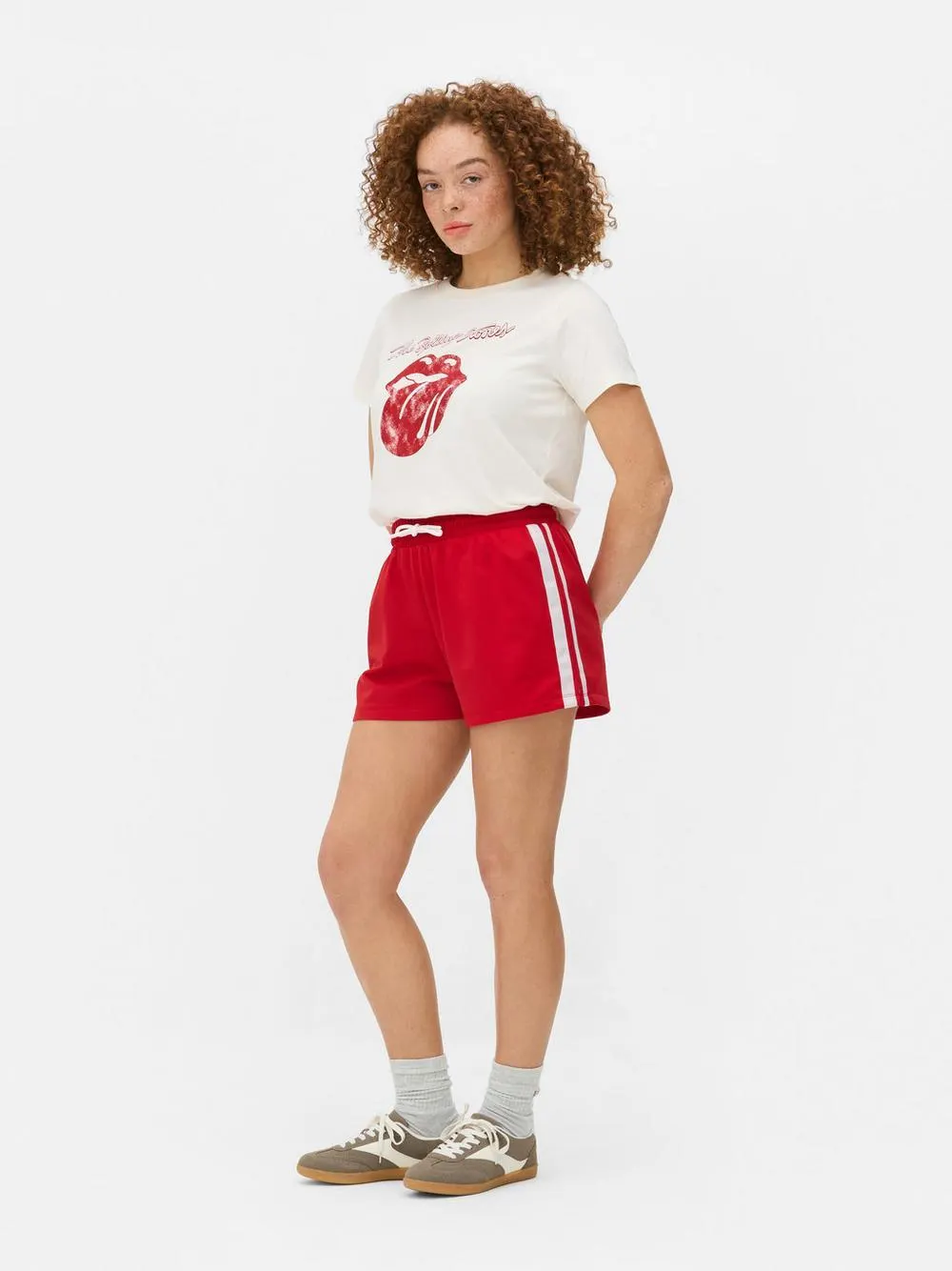 Side Stripe Sports Shorts