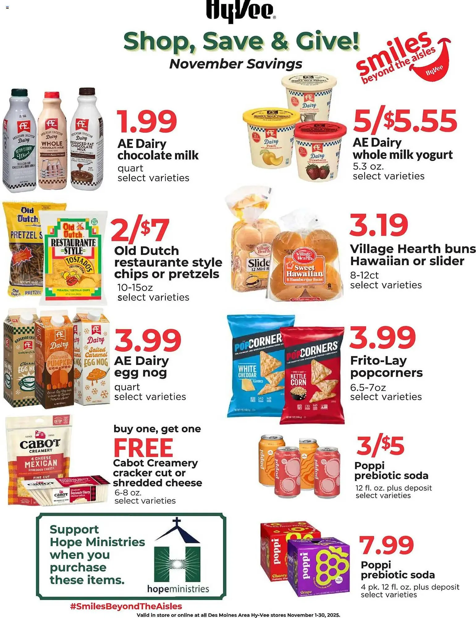 Weekly ad Hy-Vee weekly ad from November 1 to November 30 2025 - Page 1