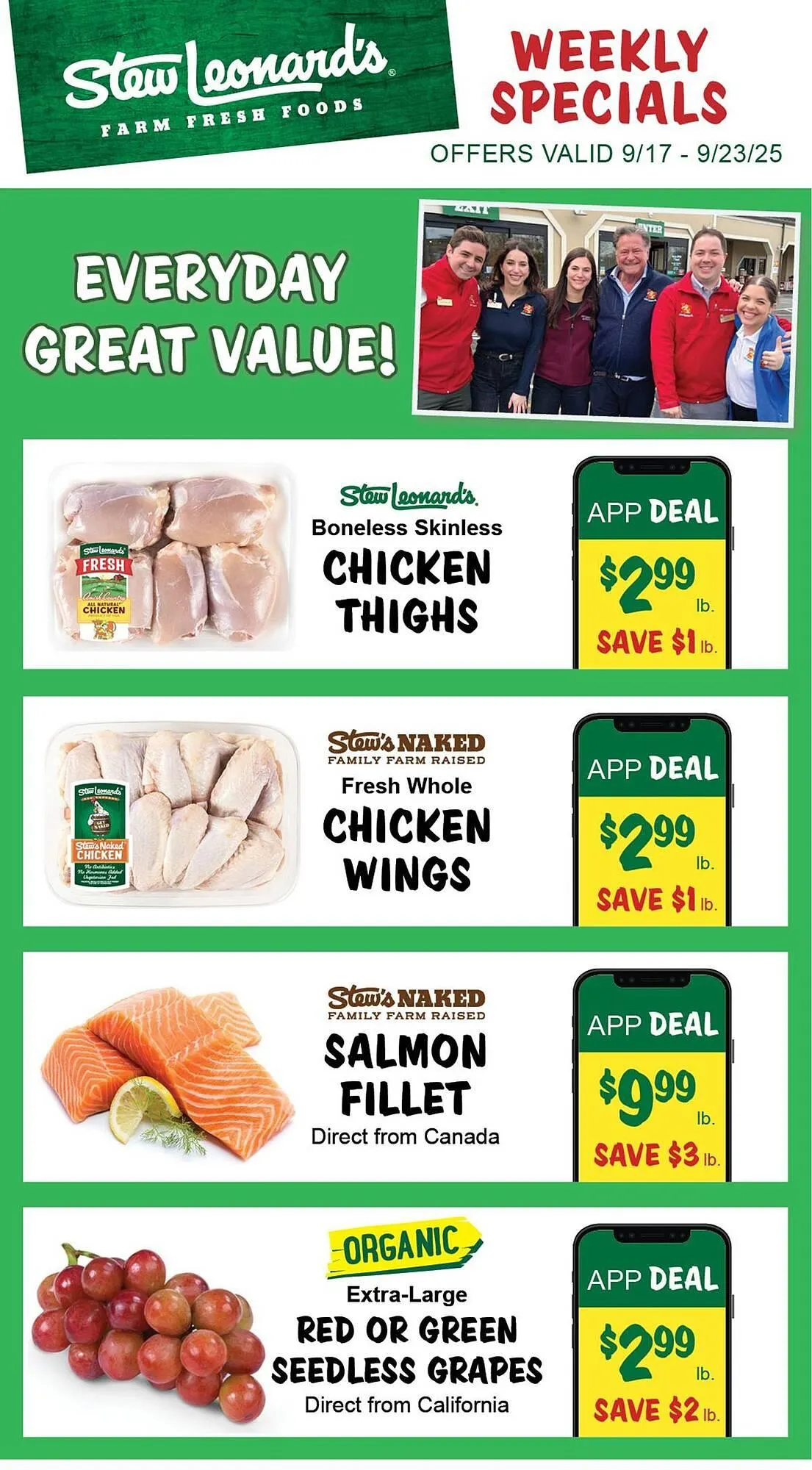 Weekly ad Stew Leonard's flyer from September 17 to September 23 2025 - Page 1