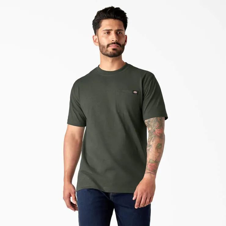 Heavyweight Heathered Short Sleeve Pocket T-Shirt