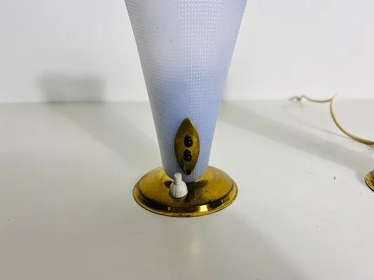 Mid-Century Modern Italian Brass Table Lamps, 1960s, Set of 2