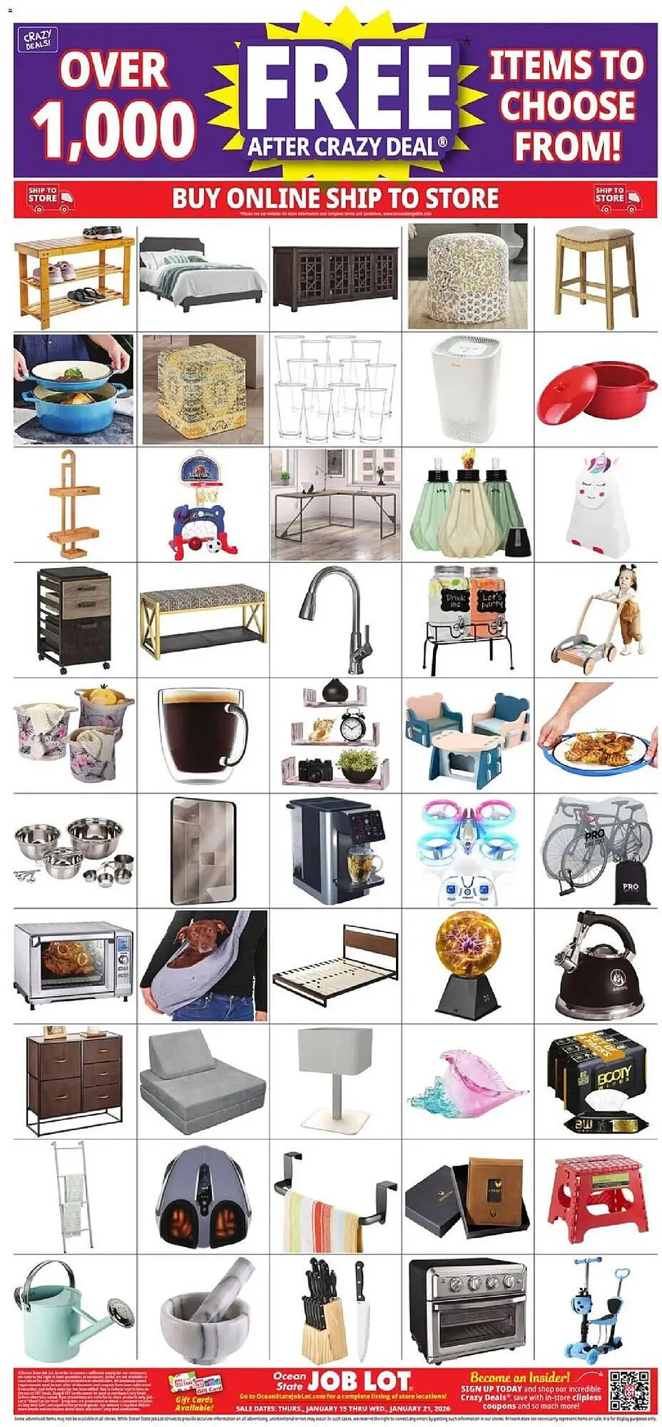 Weekly ad Ocean State Job Lot flyer from January 15 to January 22 2026 - Page 22