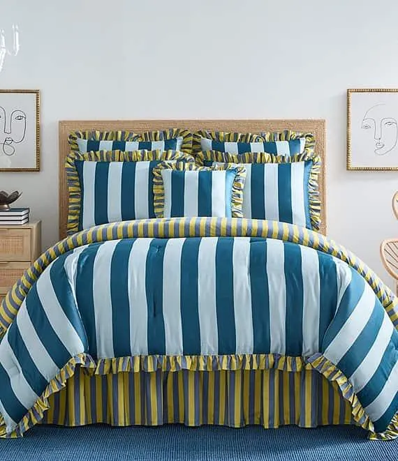 Lola Striped Reversible Comforter Mini Set
