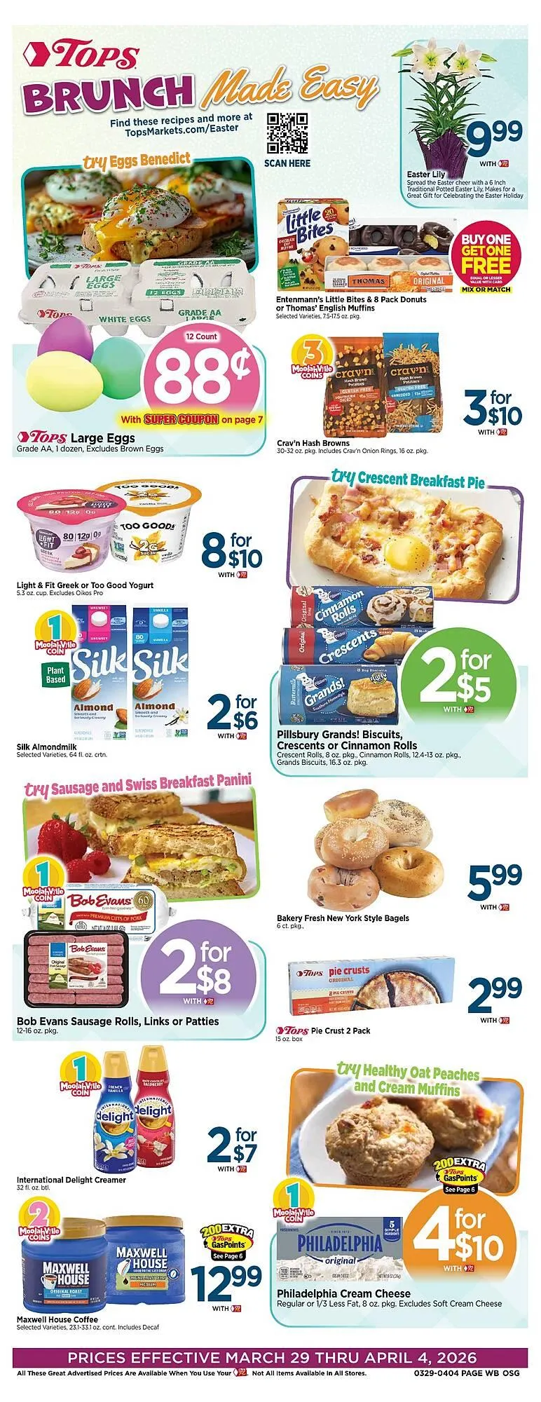 Weekly promotion Tops weekly ad spanning from March 31 to April 4 2026 - Page 2 for Catalogue 365