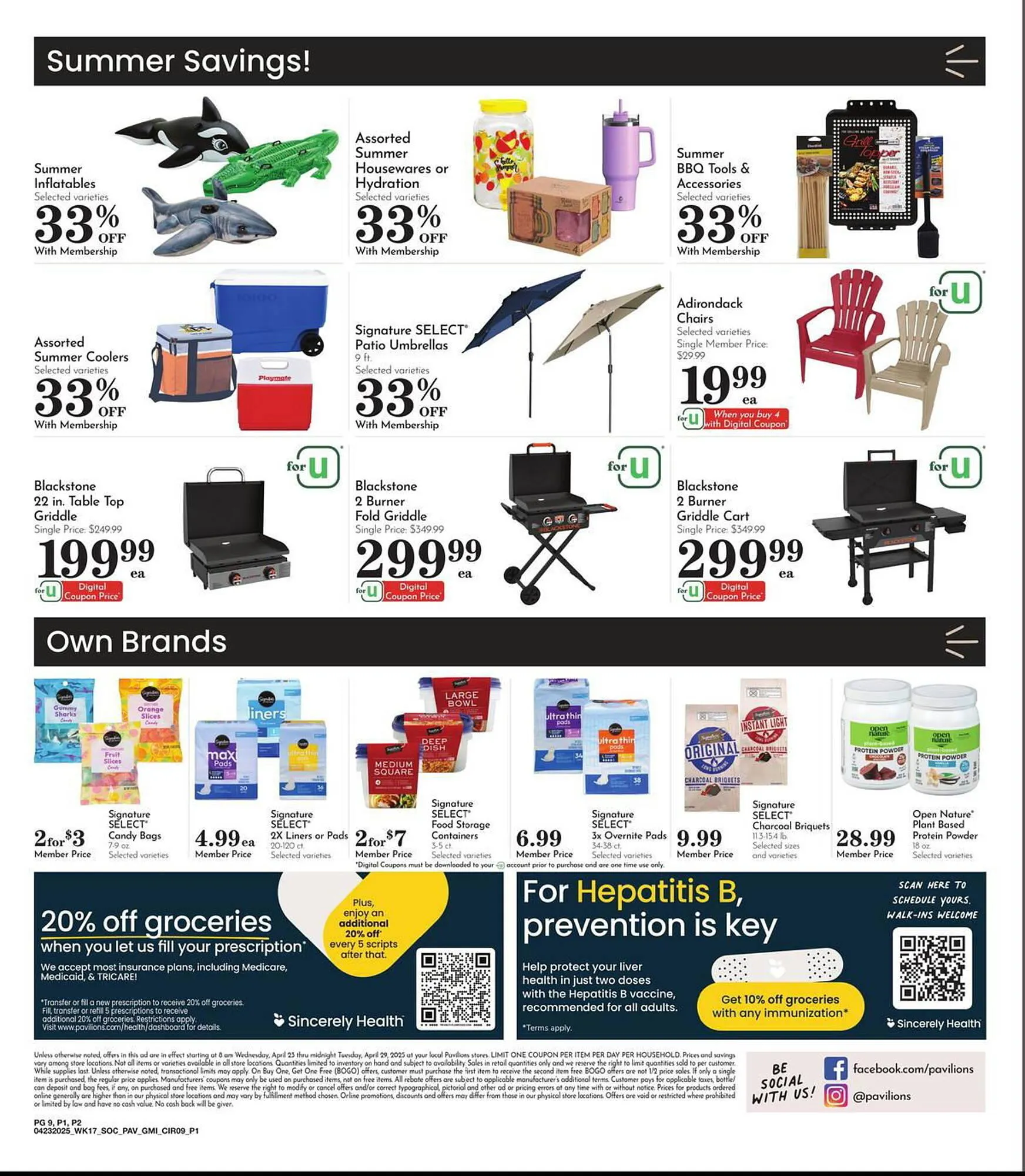 Weekly ad Pavilions Weekly Ad from April 23 to April 29 2025 - Page 9
