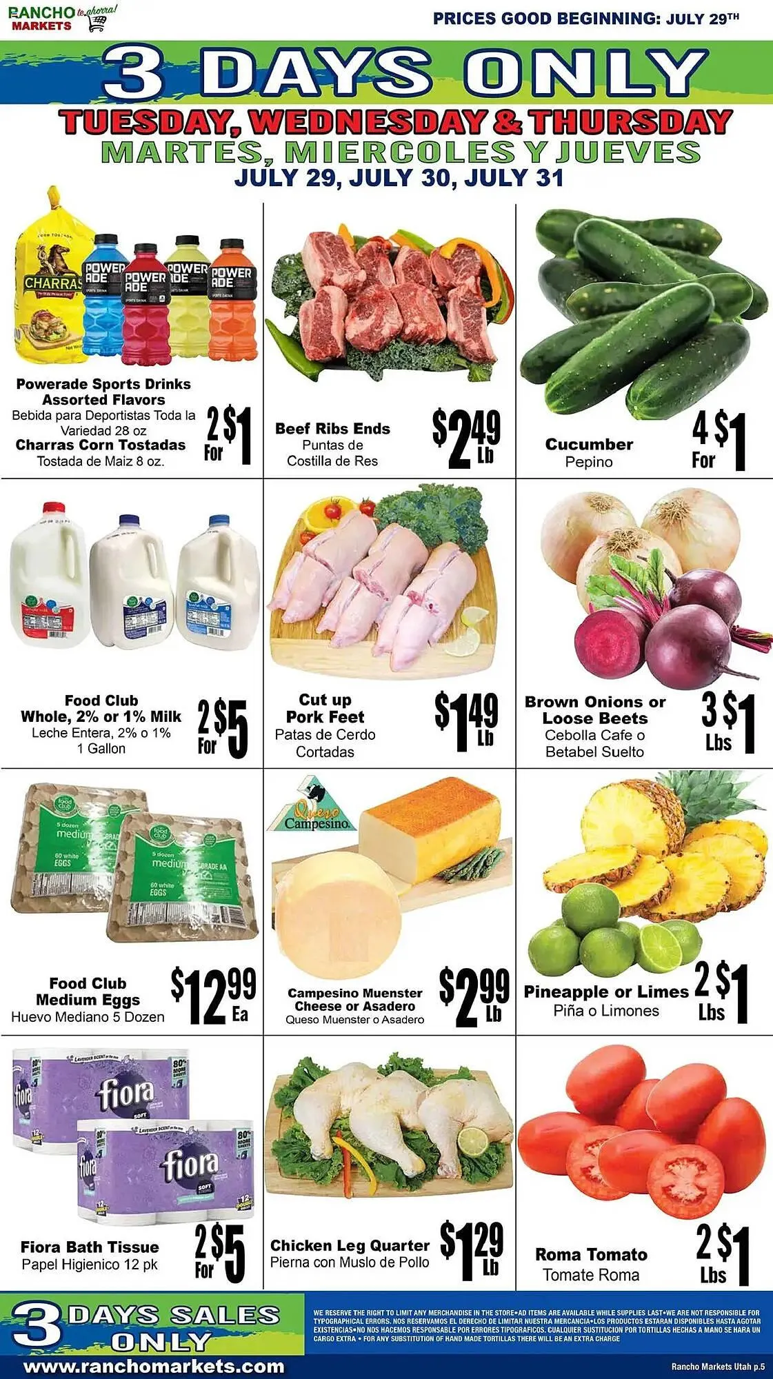 Weekly ad Rancho Markets Weekly Ad from July 28 to August 5 2025 - Page 5