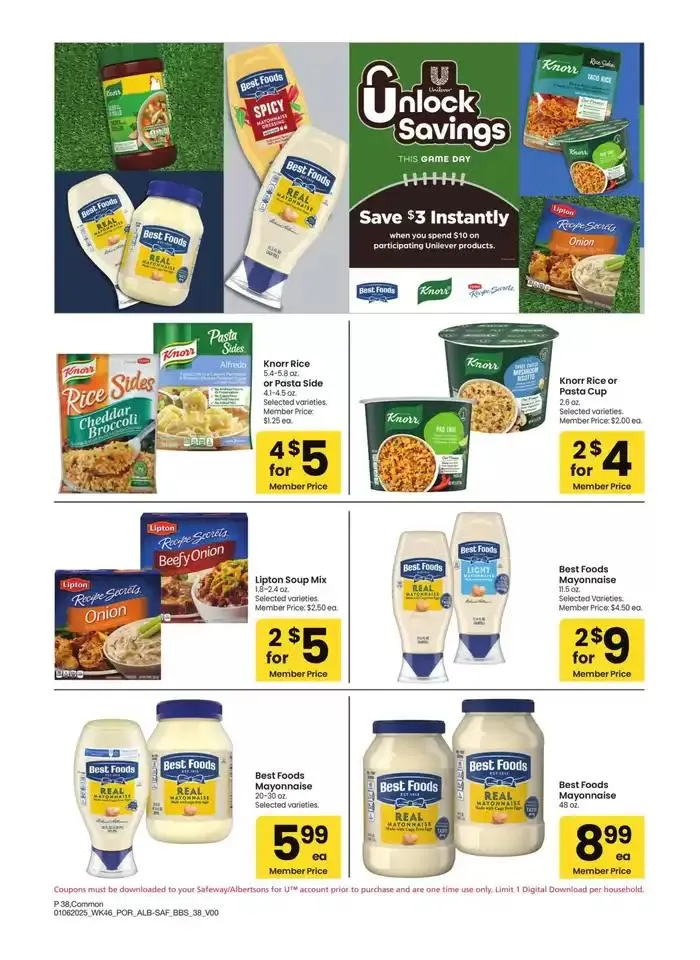 Weekly ad Albertsons - Portland - BBS from January 6 to February 2 2025 - Page 38