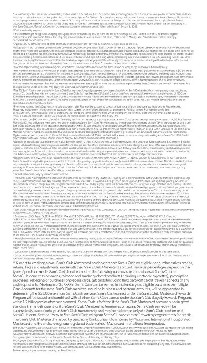 Weekly ad Sam's Club Weekly ad from March 12 to April 6 2025 - Page 43