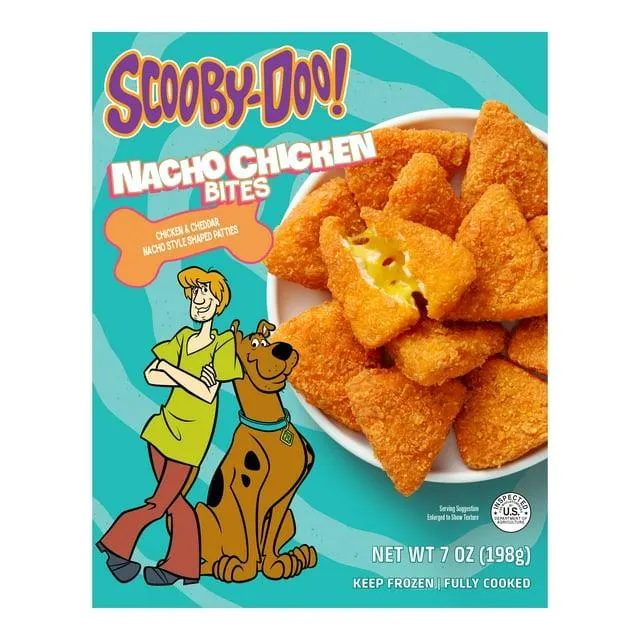 Scooby-Doo Nacho Chicken Bites, 7 oz Box (Frozen)
