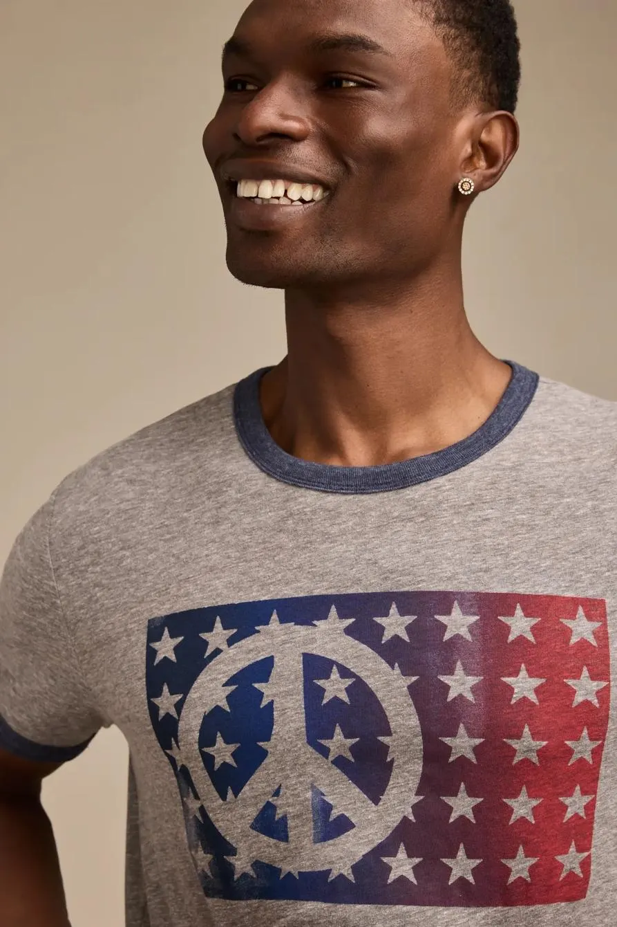 peace flag tee