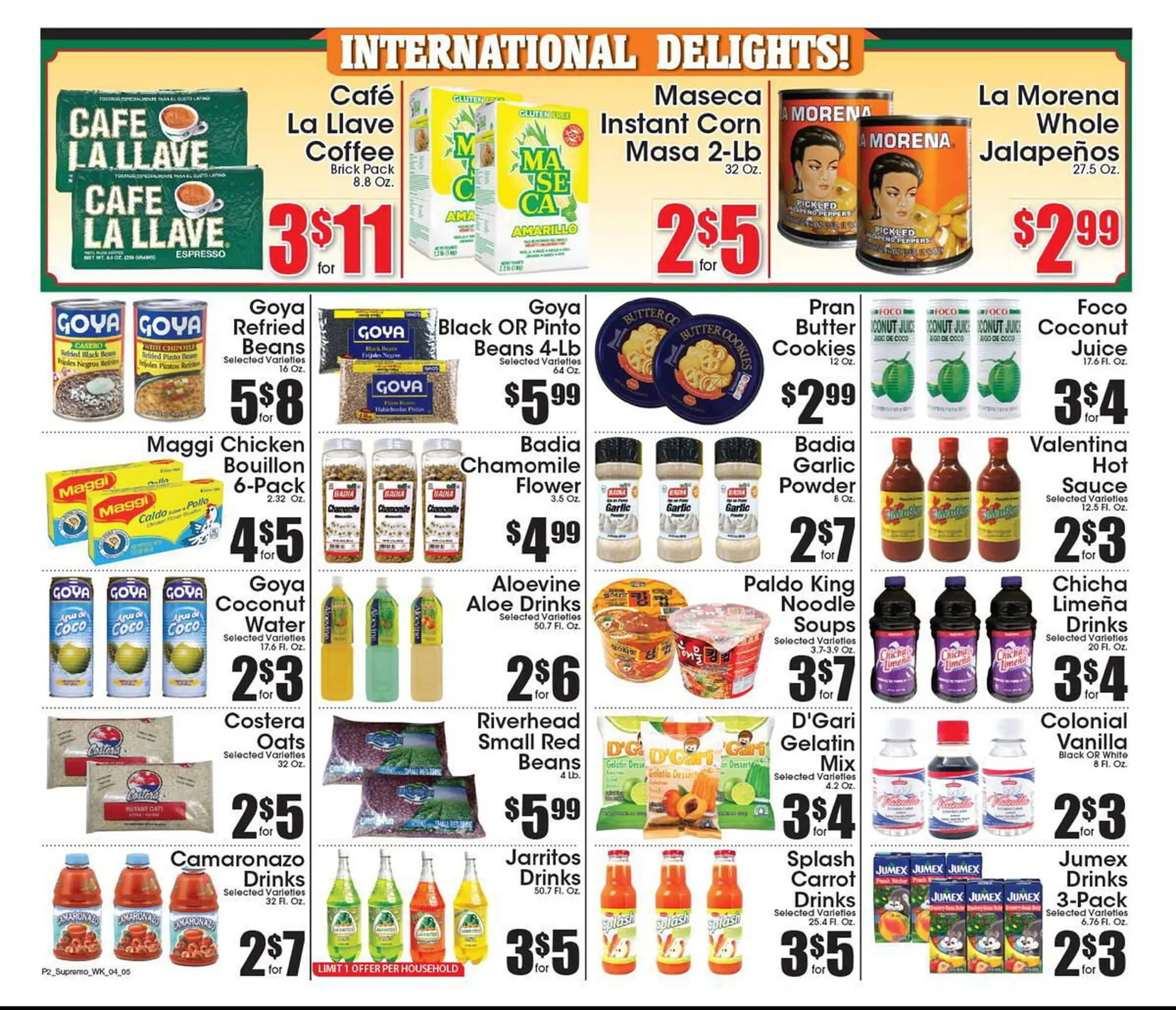 Weekly ad Supremo Foods Inc Weekly Ad from April 5 to April 11 2025 - Page 2