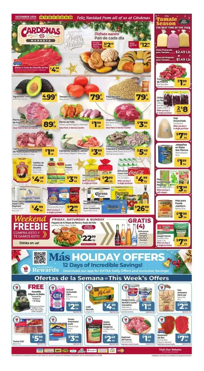 Weekly ad Top deals for all customers from December 18 to December 25 2024 - Page 1