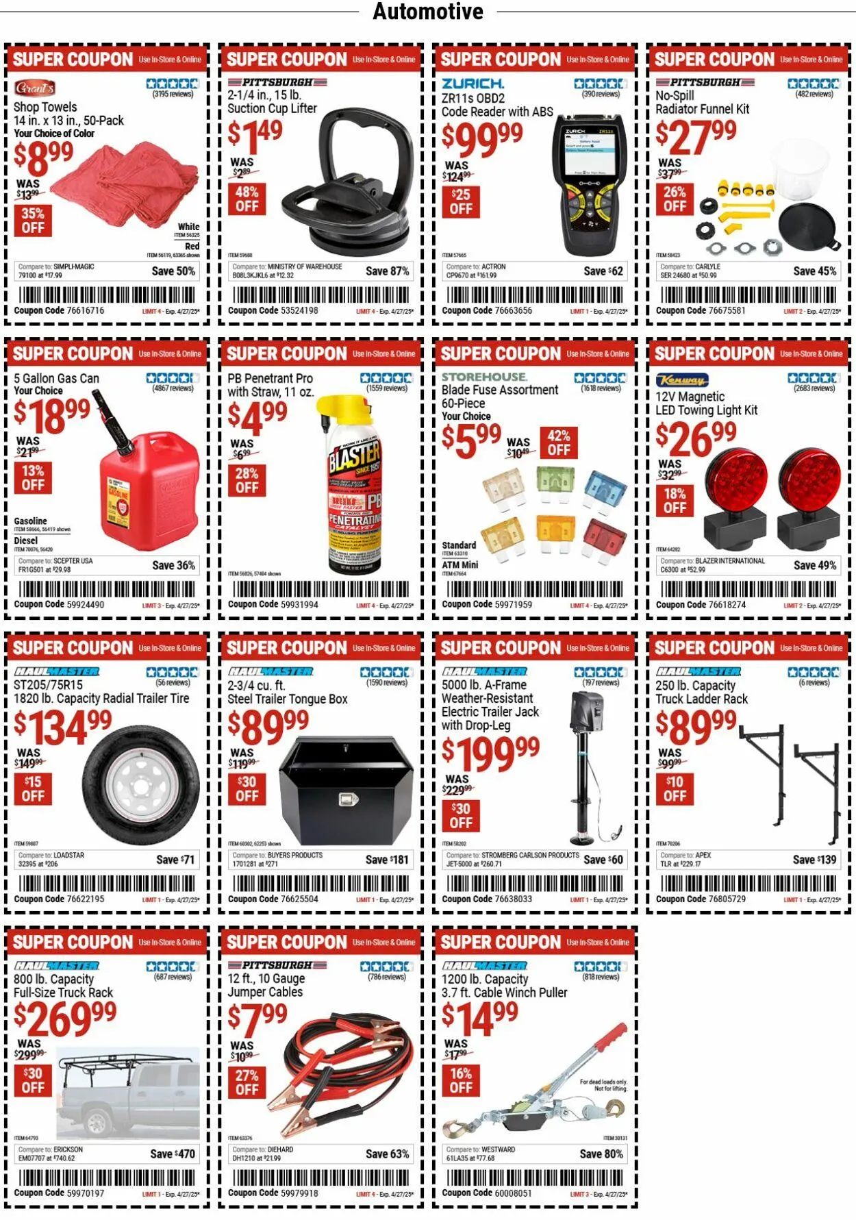Weekly ad Harbor Freight from April 21 to April 30 2025 - Page 2