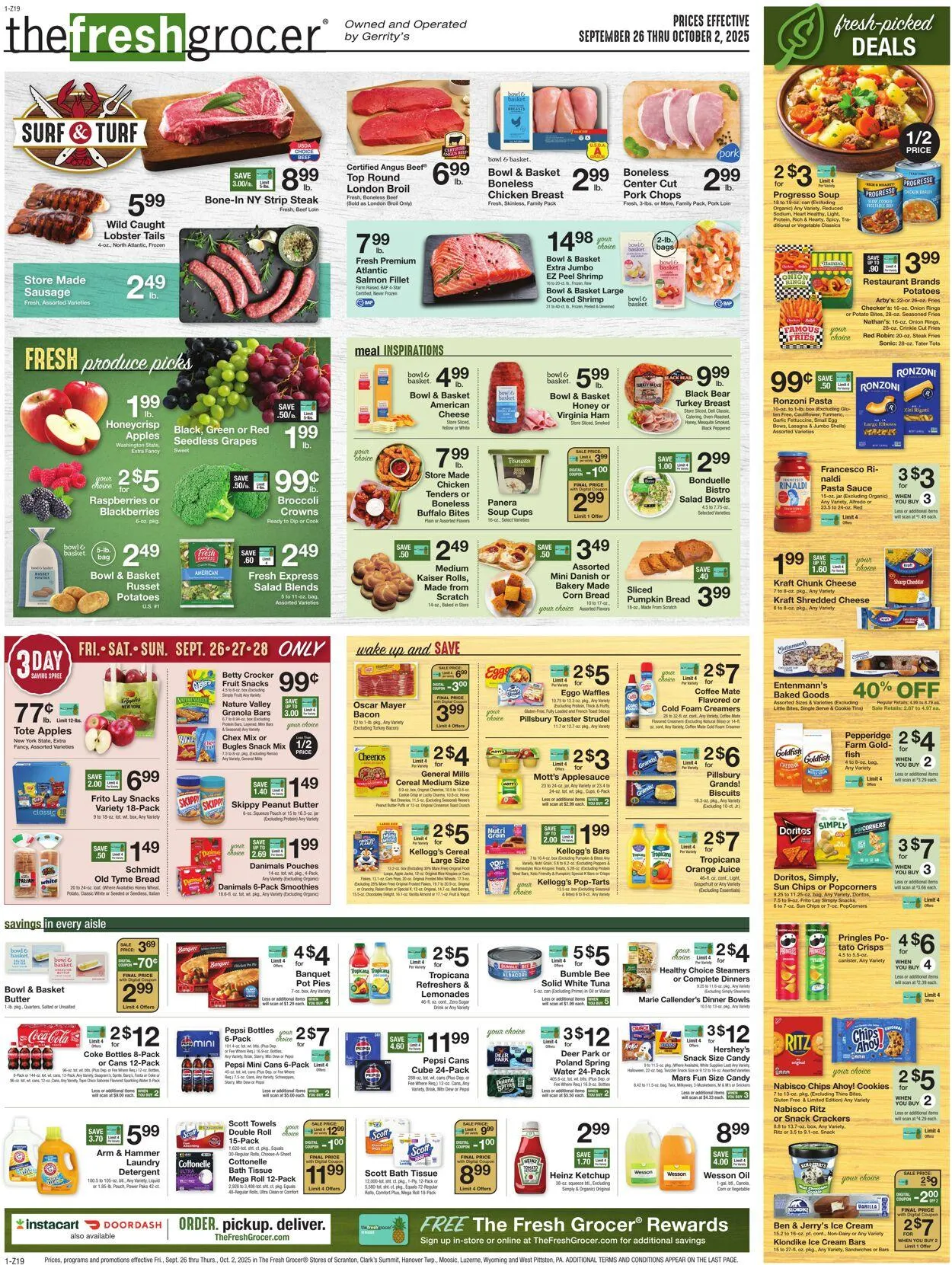 Weekly ad Gerrity's Supermarkets Current weekly ad from September 25 to October 2 2025 - Page 1