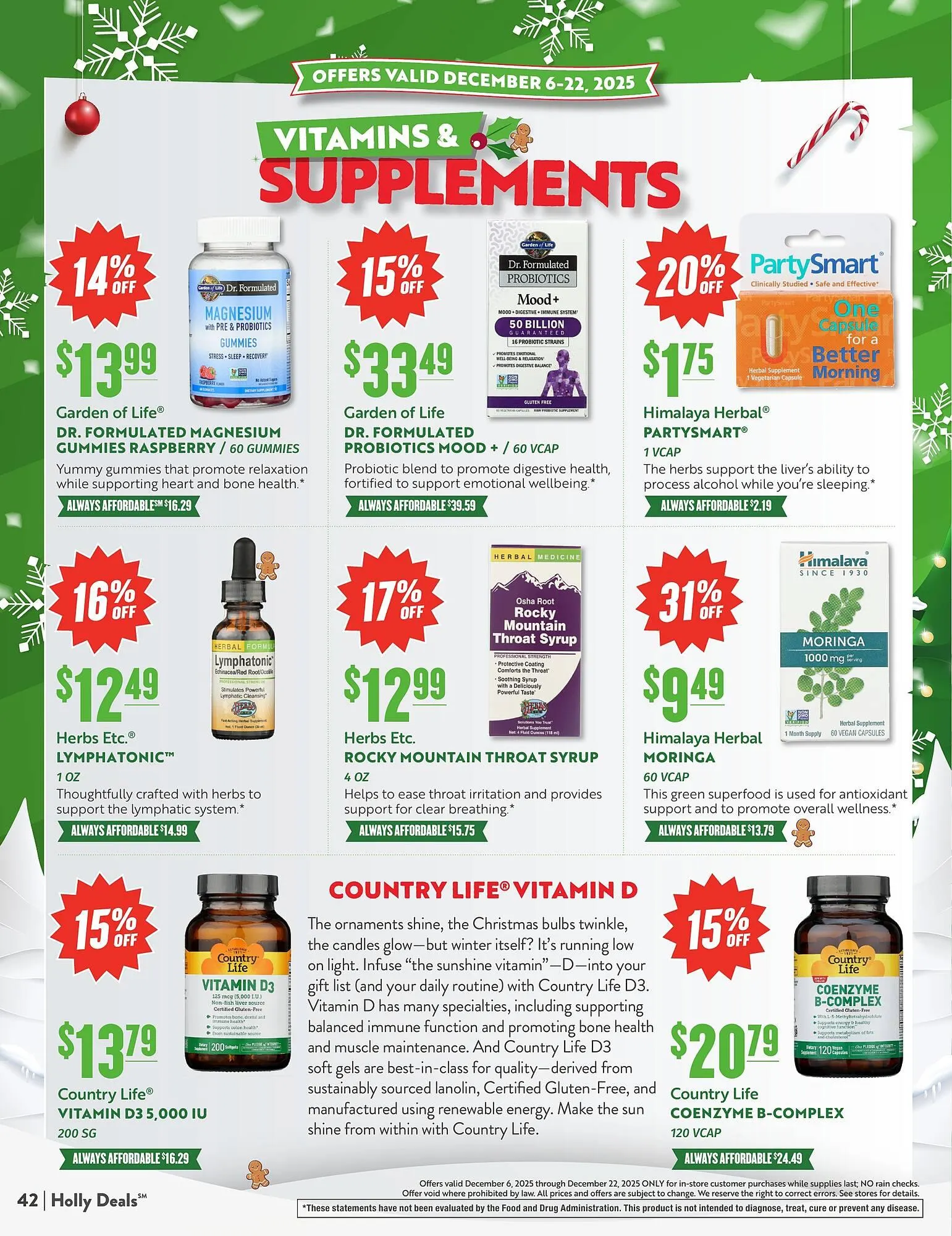 Weekly ad Natural Grocers weekly ad from December 6 to December 22 2025 - Page 42