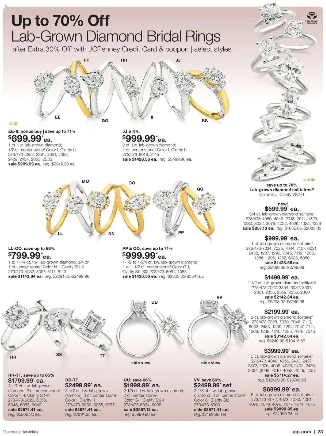 Weekly ad JCPenney Billion Dollar Jewelry Sale from March 6 to March 30 2025 - Page 22