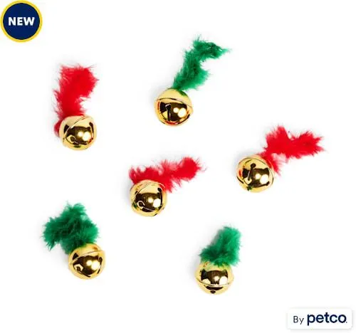 Merry Makings Bell Cat Toy, Pack of 6
