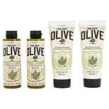 Korres Greek Olive 4pc Cleanse, Nourish & Firm Set