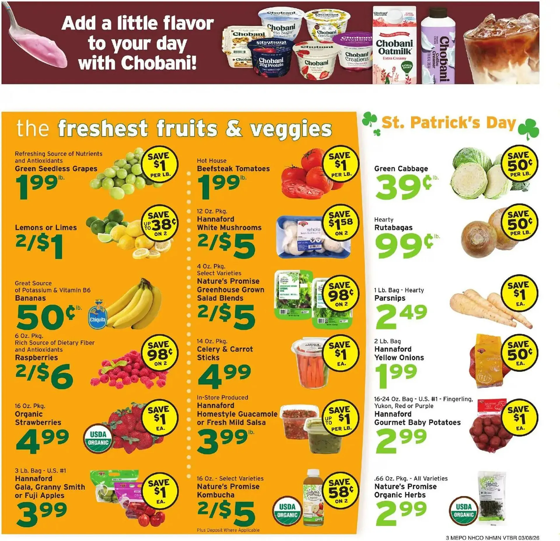 Weekly ad Hannaford flyer from March 8 to March 14 2026 - Page 3