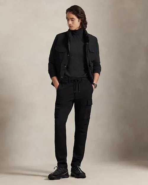Stretch Slim Fit Knitlike Cargo Pant