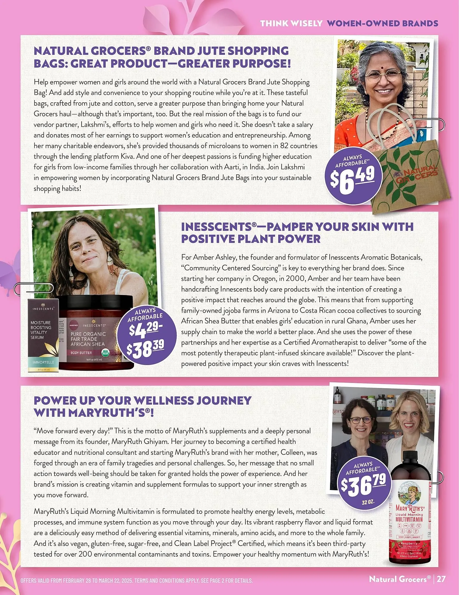 Weekly ad Natural Grocers ad from February 28 to March 22 2025 - Page 27