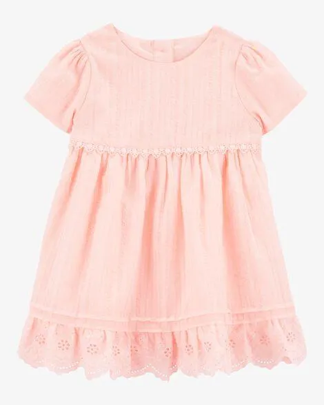 Baby Eyelet Babydoll Dress
