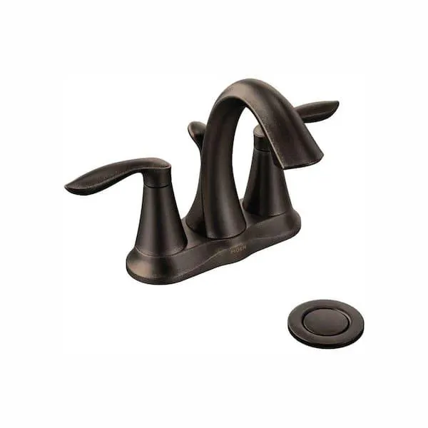 Eva Oil Rubbed Bronze Two-Handle High Arc Bathroom Faucet
