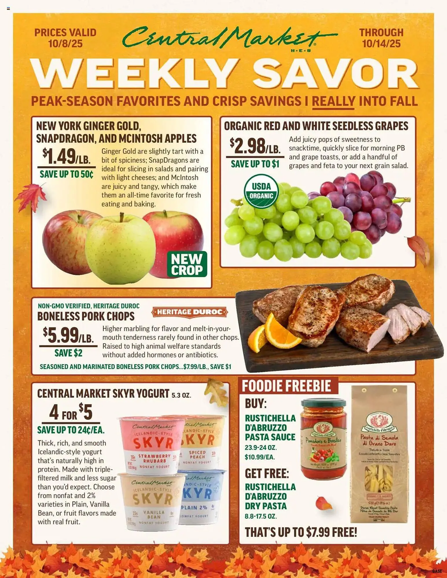 Weekly ad Central Market weekly ad from October 8 to October 15 2025 - Page 1