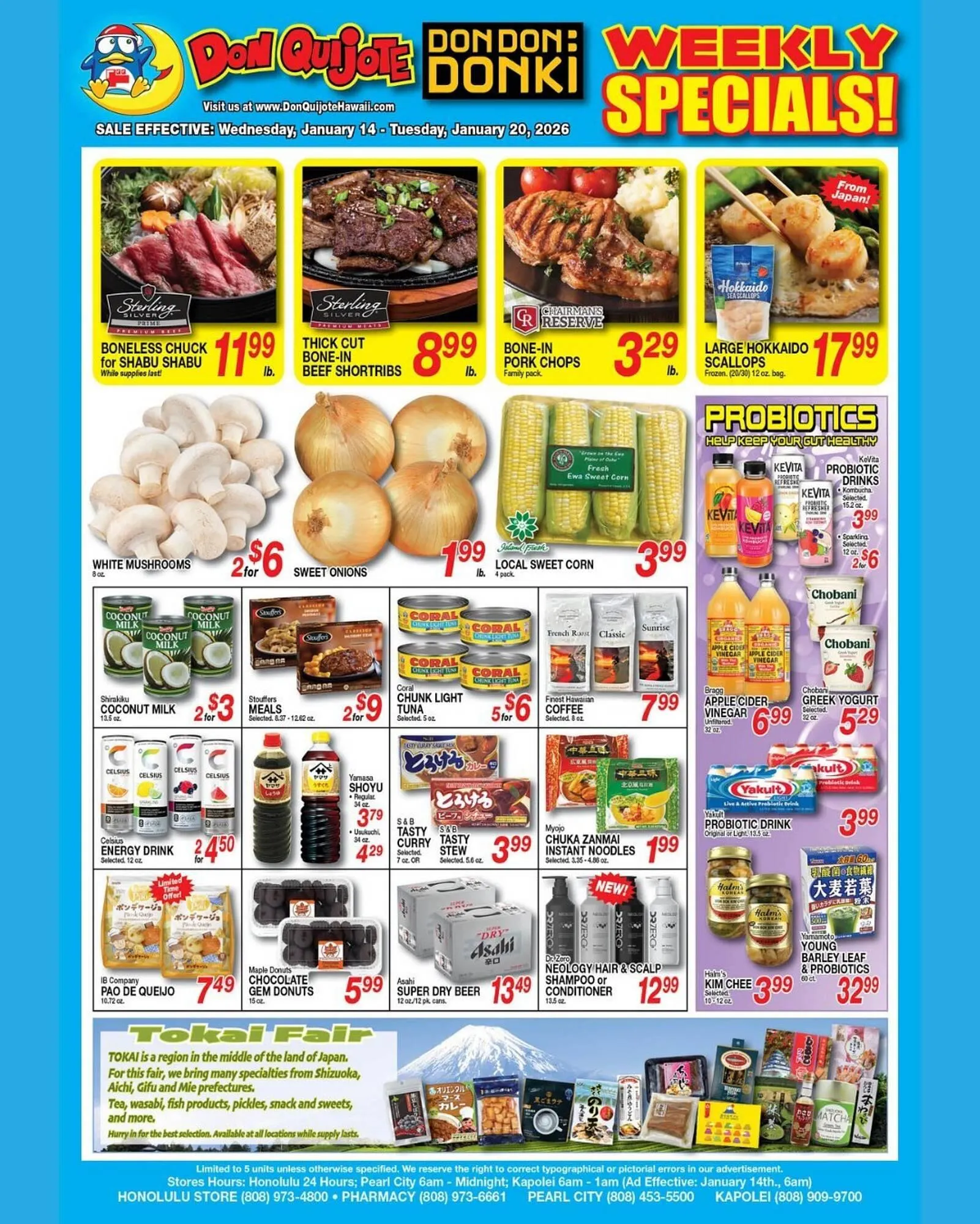 Weekly ad Don Quijote Hawaii weekly ad from January 14 to January 20 2026 - Page 1