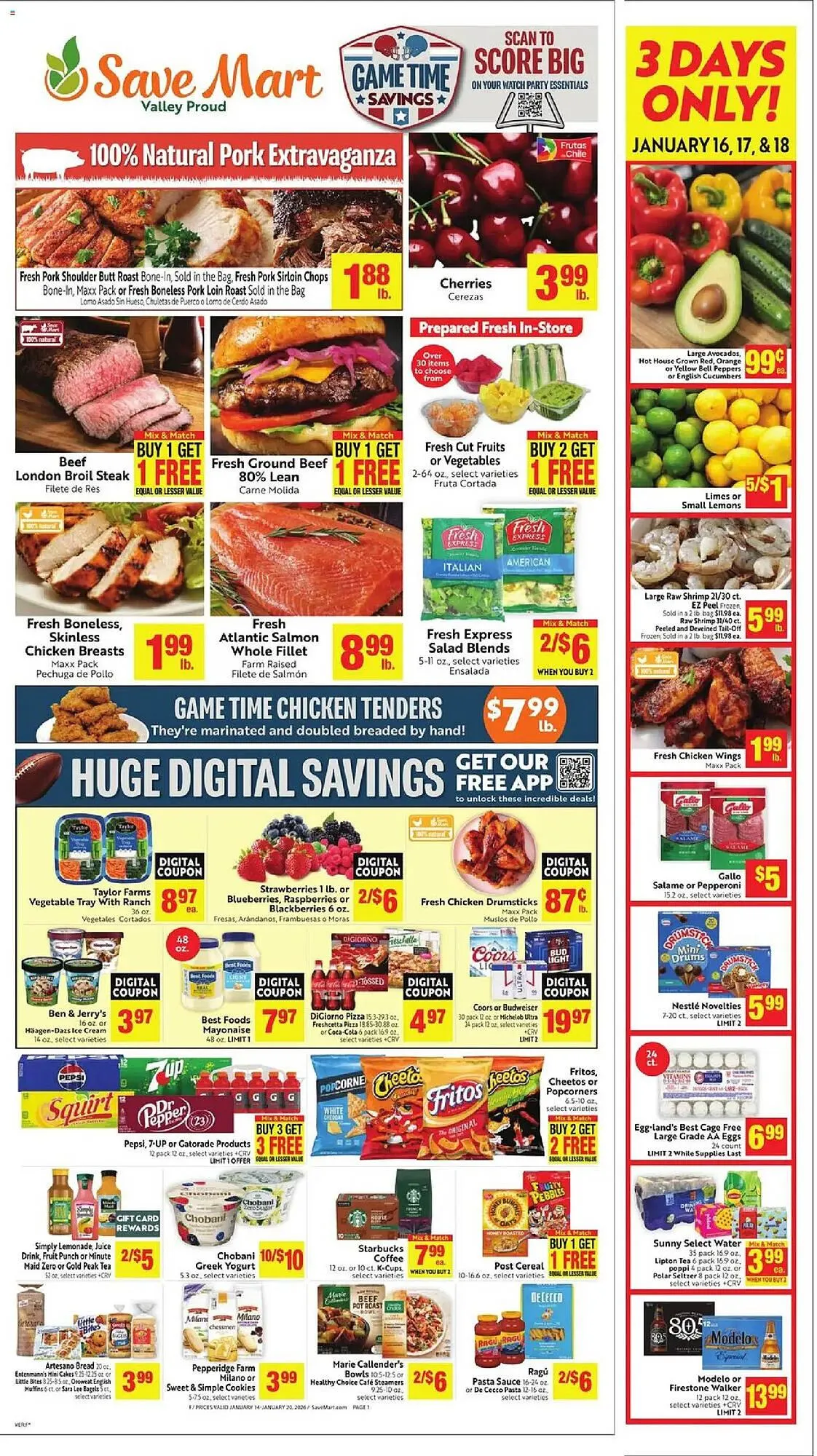 Weekly ad Save Mart weekly ad from January 14 to January 21 2026 - Page 1