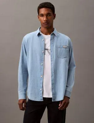 Classic Denim Button-Down Shirt