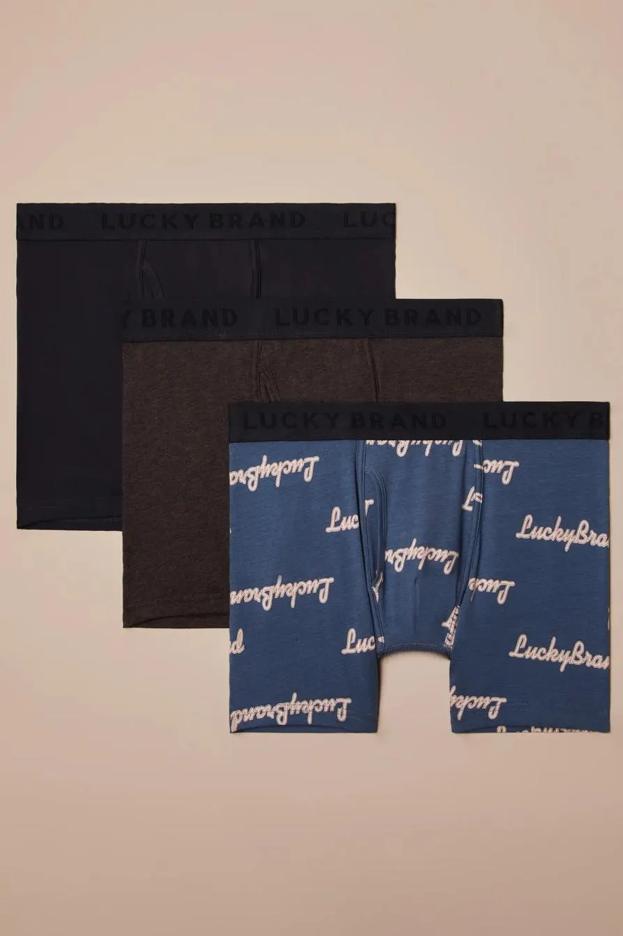 3 pack stretch boxer briefs