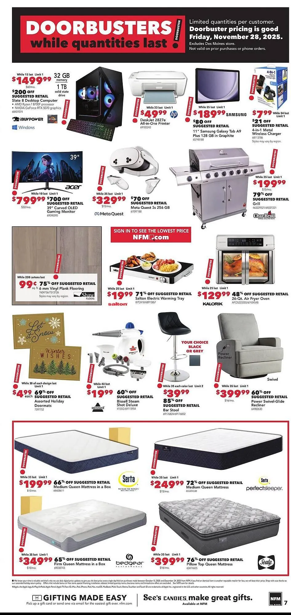 Weekly ad Nebraska Furniture Mart weekly ad from November 28 to November 28 2025 - Page 7