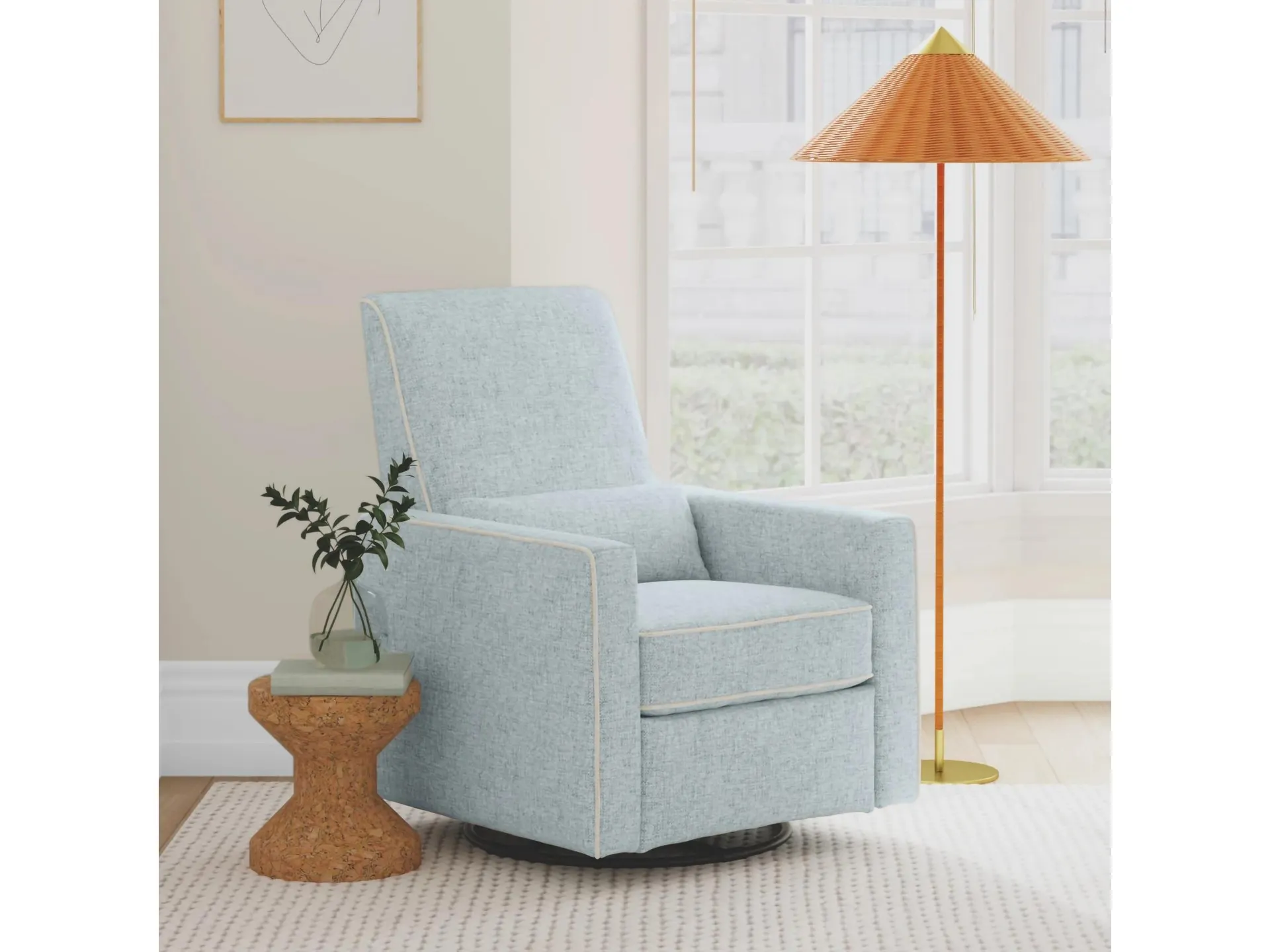 DaVinci Piper Recliner and Swivel Glider