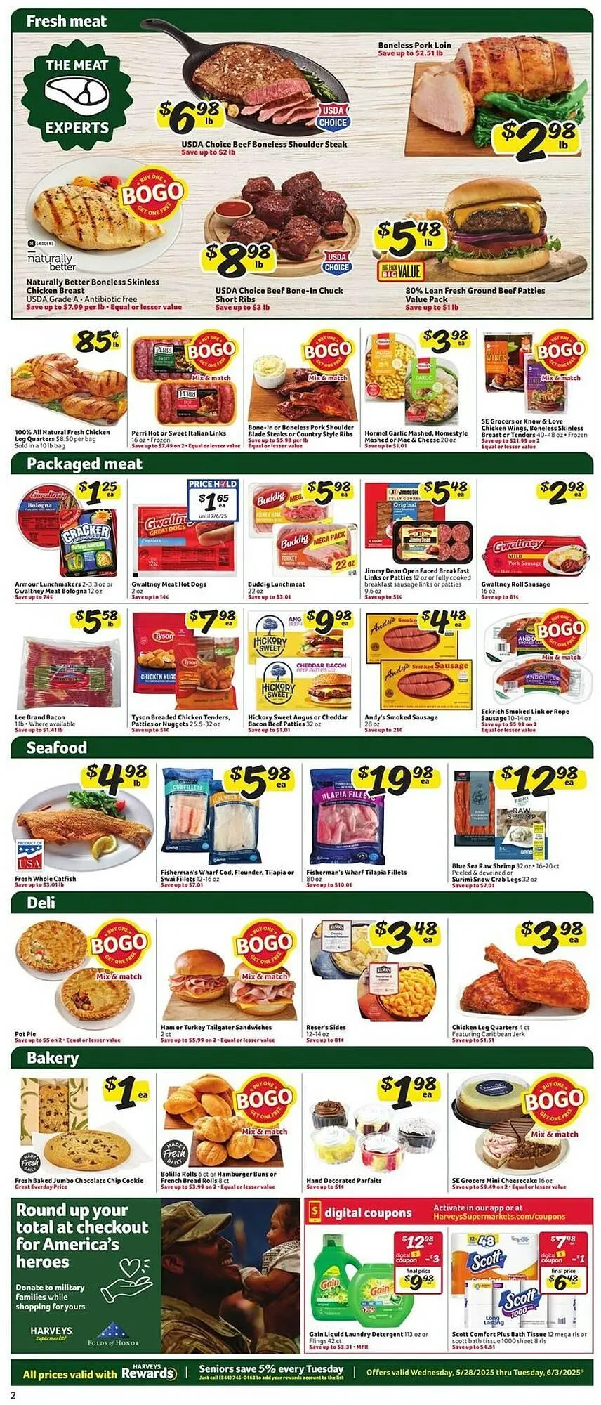 Weekly ad Harveys Supermarkets Weekly Ad from May 28 to June 3 2025 - Page 4