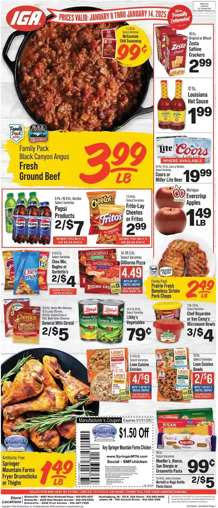 Weekly ad Special offers for you from January 8 to January 14 2025 - Page 1