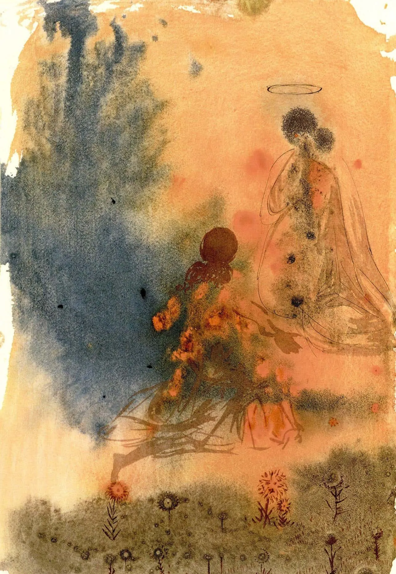 Salvador Dalí Composition (Field 69-3; M/L. 1600), VI tavole dal ciclo della, Biblia Sacra 1967