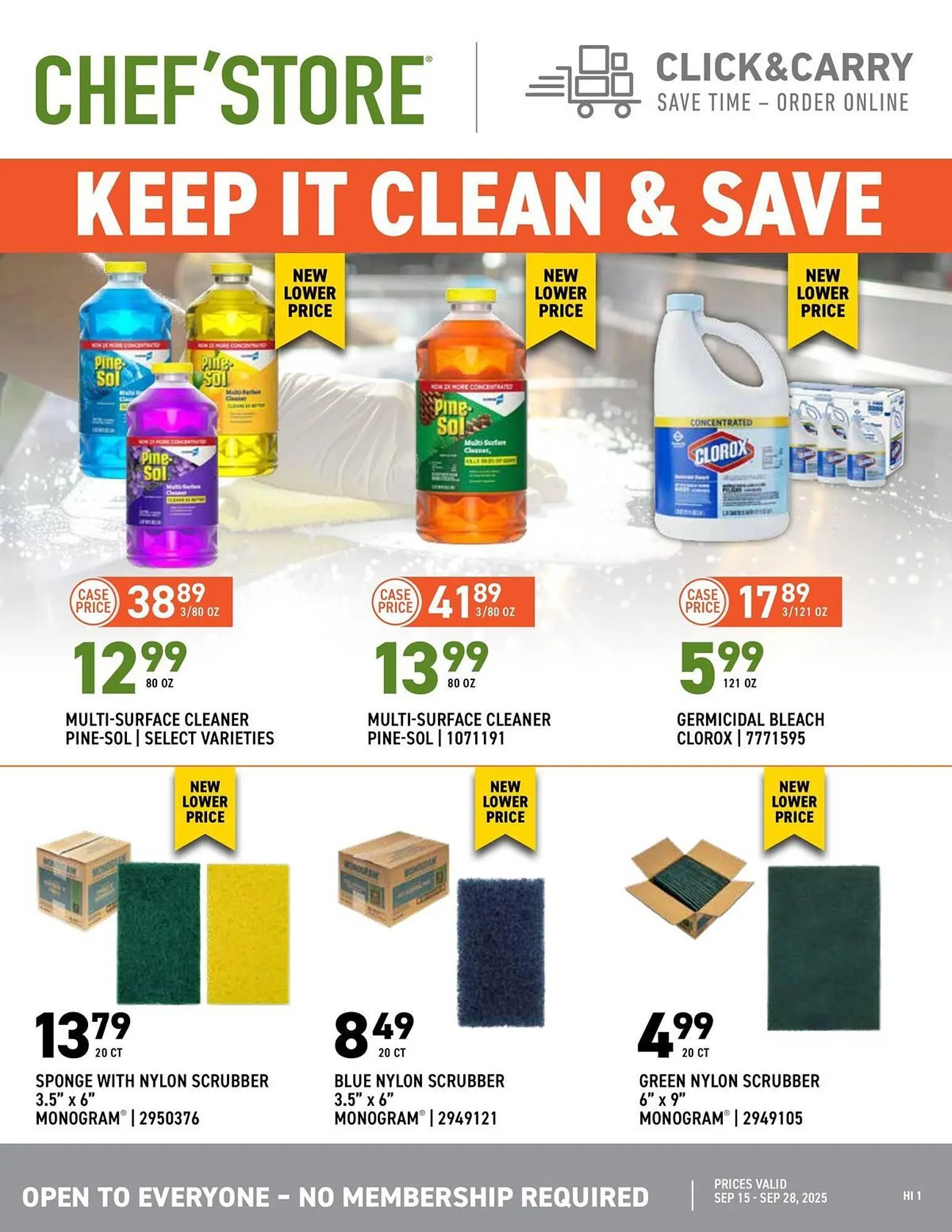 Weekly ad US Foods Chef's Store weekly ad from September 15 to September 28 2025 - Page 1