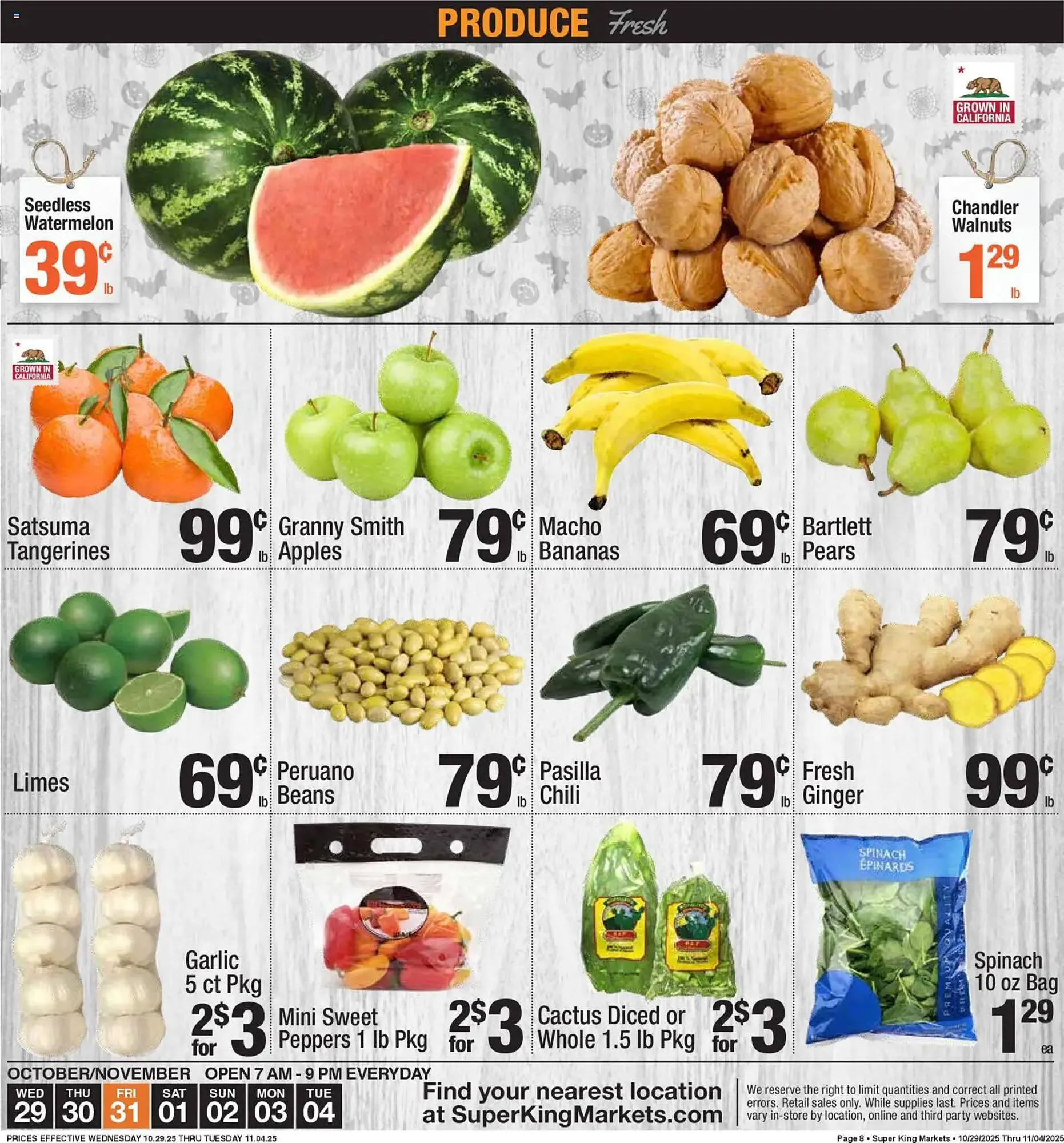 Weekly ad Super King Markets weekly ad from October 29 to November 4 2025 - Page 8