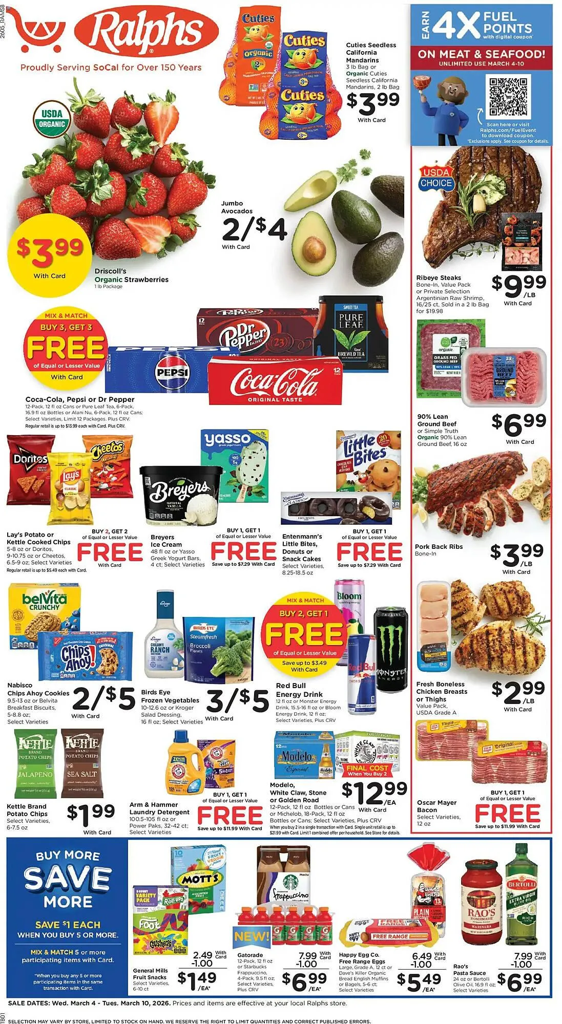 Weekly ad Ralphs weekly ad from March 4 to March 11 2026 - Page 1