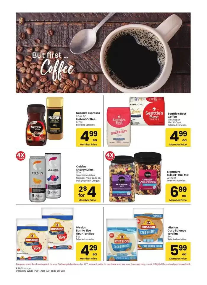 Weekly ad Albertsons - Portland - BBS from January 6 to February 2 2025 - Page 20