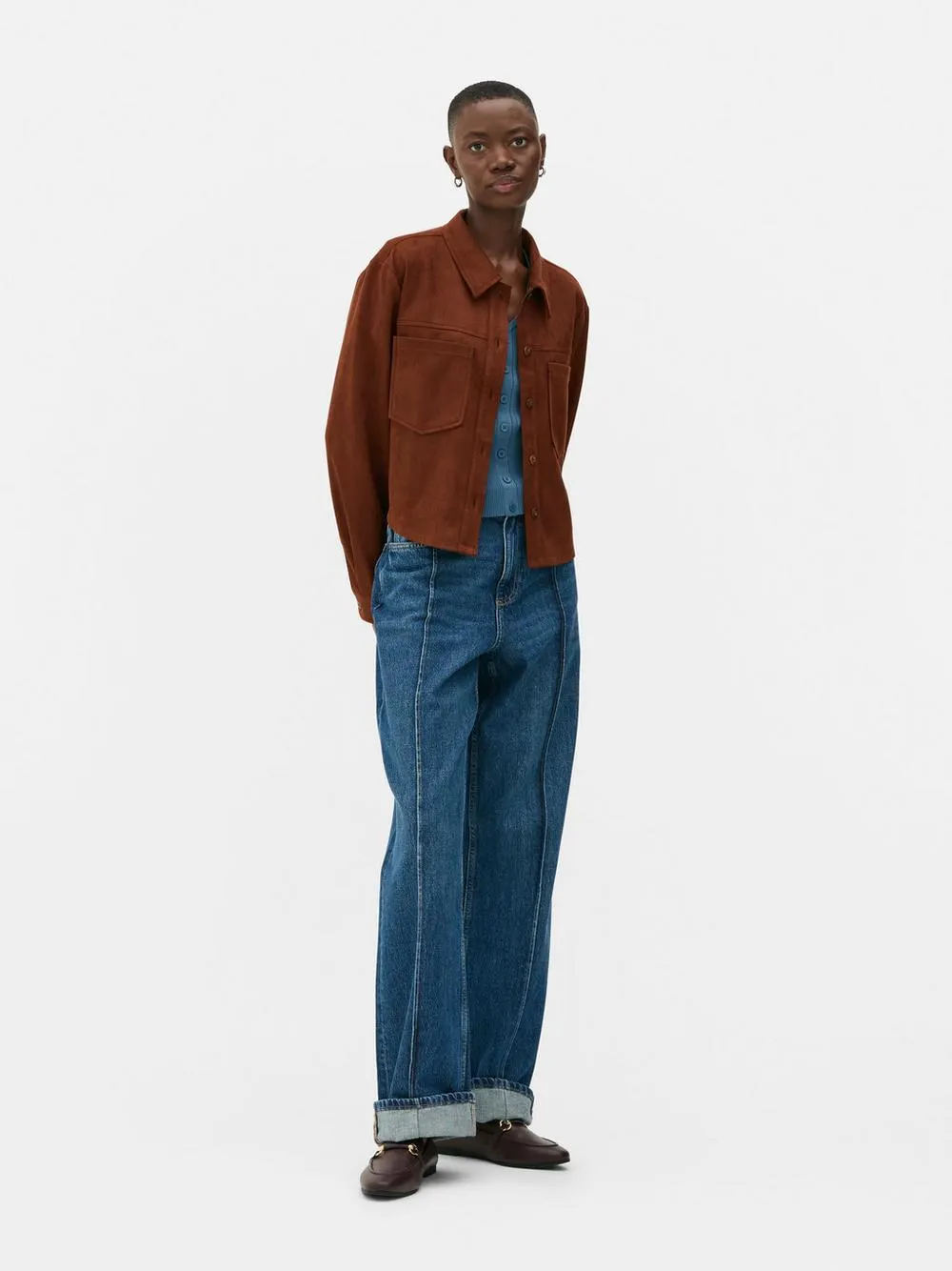 Faux Suede Shirt