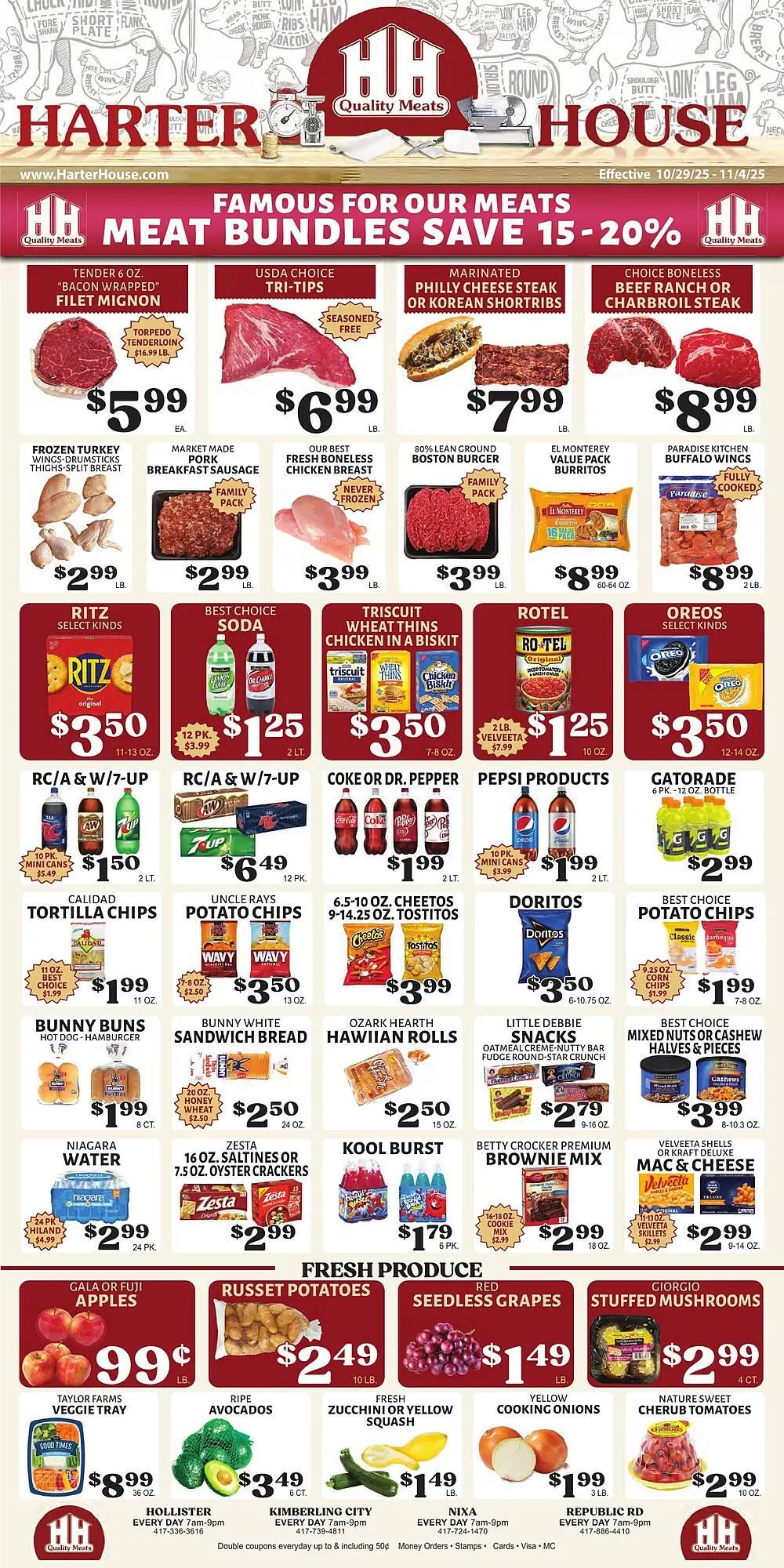 Harter House weekly ad - 1